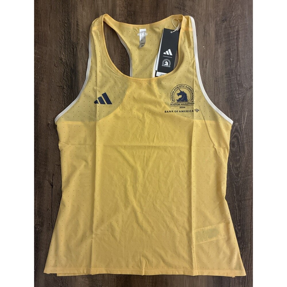 Adidas 2024 Boston Marathon Razorback Running Singlet Women Size Small IS9499